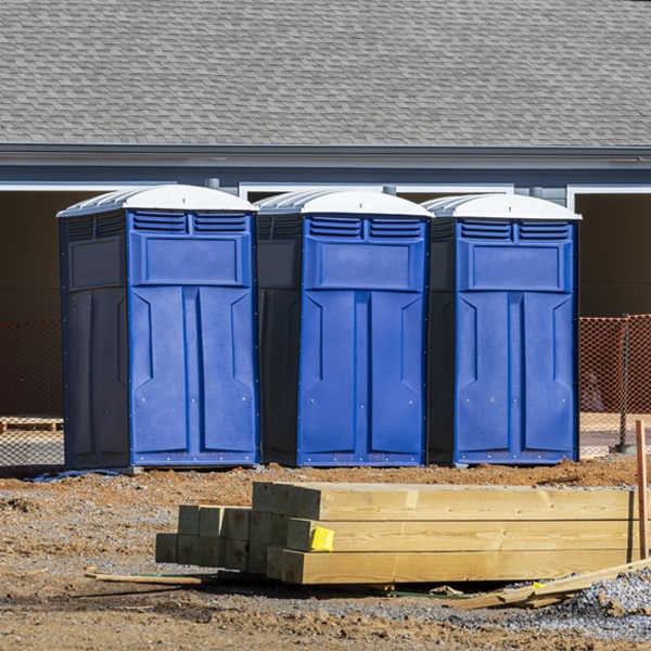 are there any restrictions on where i can place the portable toilets during my rental period in Mebane North Carolina